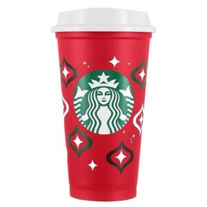 ☕️ Starbucks 2023 Holiday Reusable Cup & Lid ☕️